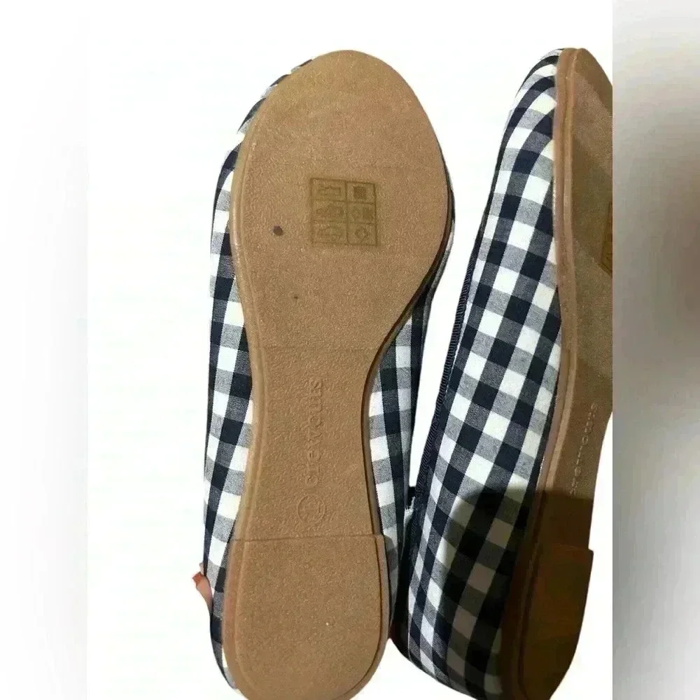 J Crew Crew Cuts Kids Gingham Shoes size 1